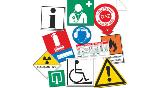 autocollants signalétiques