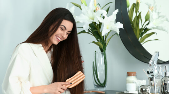 cheveux en bonne santé