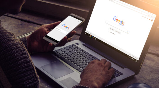 première page de Google